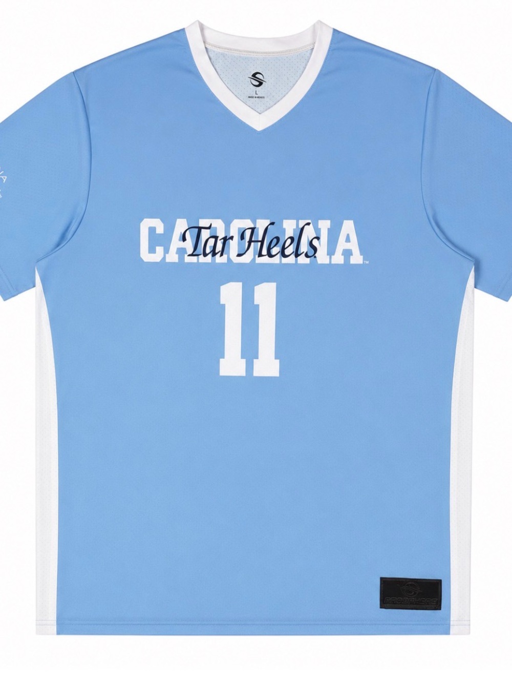 Tar Heels #11 Light Blue Men's Jersey
